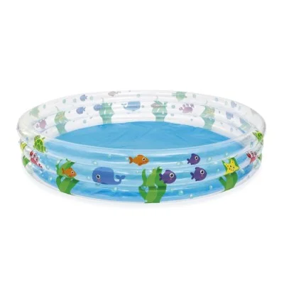 bestway 1.83m x h33cm deep dive 3-ring pool contents one pool repair patch age 2